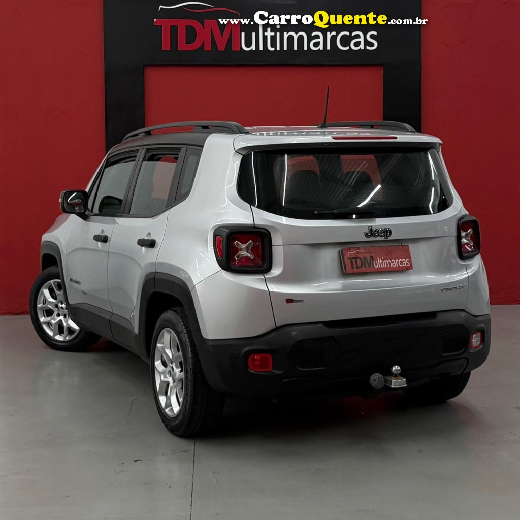 JEEP   RENEGADE 1.8 4X2 FLEX 16V MEC.   PRATA 2018 1.8 FLEX - Loja