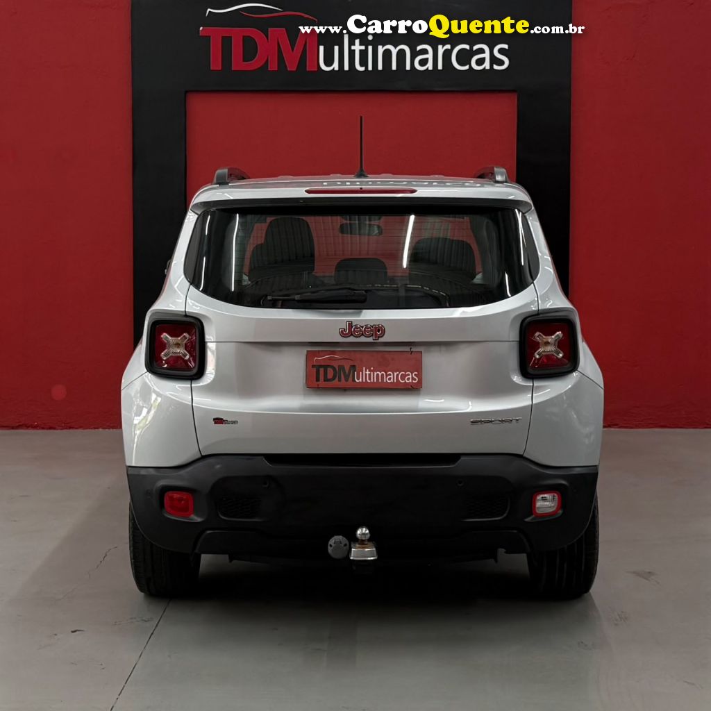 JEEP   RENEGADE 1.8 4X2 FLEX 16V MEC.   PRATA 2018 1.8 FLEX - Loja