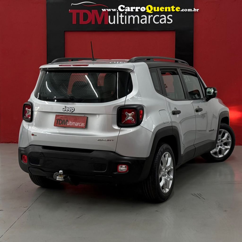 JEEP   RENEGADE 1.8 4X2 FLEX 16V MEC.   PRATA 2018 1.8 FLEX - Loja