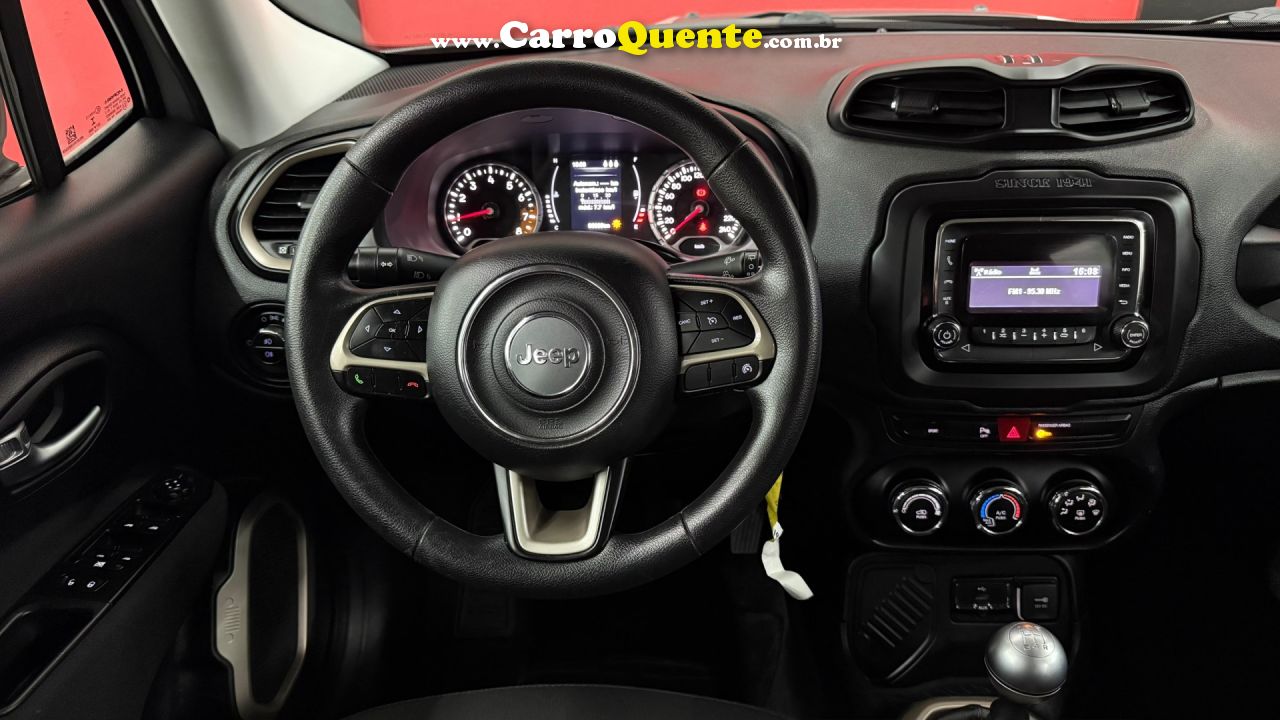 JEEP   RENEGADE 1.8 4X2 FLEX 16V MEC.   PRATA 2018 1.8 FLEX - Loja