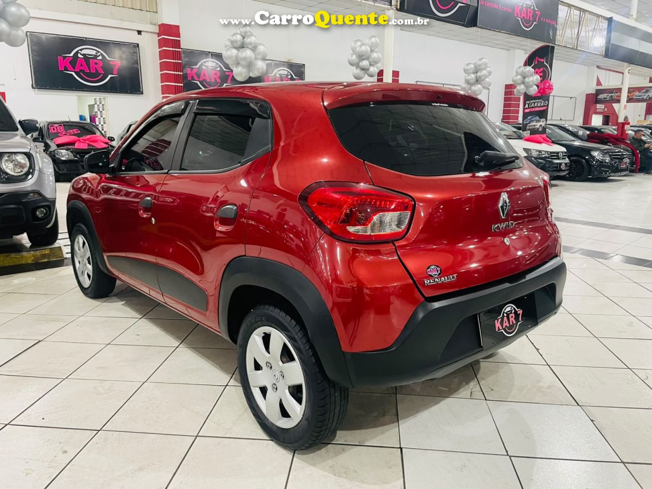 RENAULT   KWID ZEN 1.0 FLEX 12V 5P MEC.   VERMELHO 2019 1.0 FLEX - Loja
