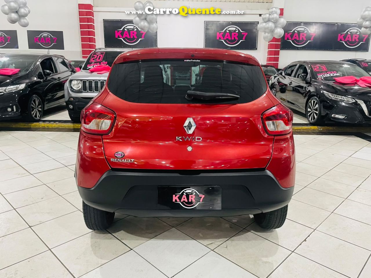 RENAULT   KWID ZEN 1.0 FLEX 12V 5P MEC.   VERMELHO 2019 1.0 FLEX - Loja