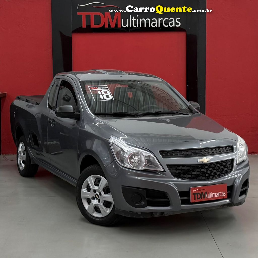 CHEVROLET   MONTANA LS 1.4 ECONOFLEX 8V 2P   CINZA 2018 1.4 FLEX - Loja