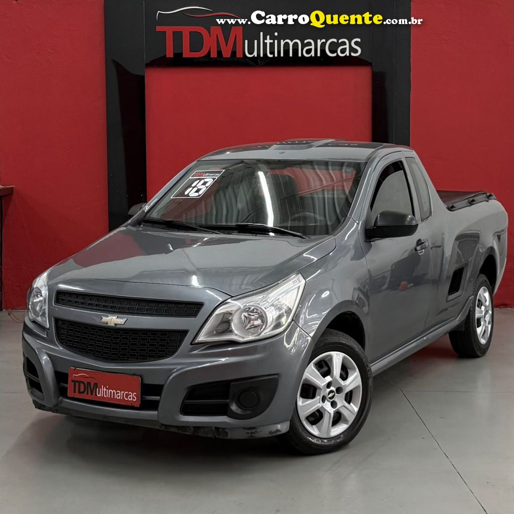 CHEVROLET   MONTANA LS 1.4 ECONOFLEX 8V 2P   CINZA 2018 1.4 FLEX - Loja