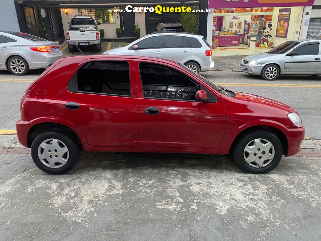 CHEVROLET   CELTA SPIRIT LT 1.0 MPFI 8V FLEXP. 5P   VERMELHO 2010 1.0 FLEX - Loja