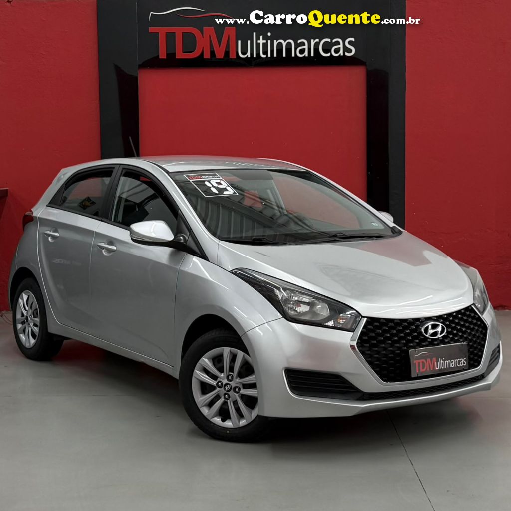 HYUNDAI   HB20 COMF.C.PLUSC.STYLE 1.0 FLEX 12V   PRATA 2019 1.0 FLEX - Loja
