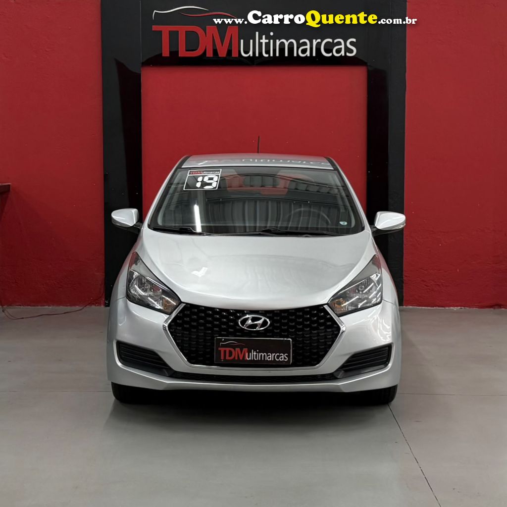 HYUNDAI   HB20 COMF.C.PLUSC.STYLE 1.0 FLEX 12V   PRATA 2019 1.0 FLEX - Loja