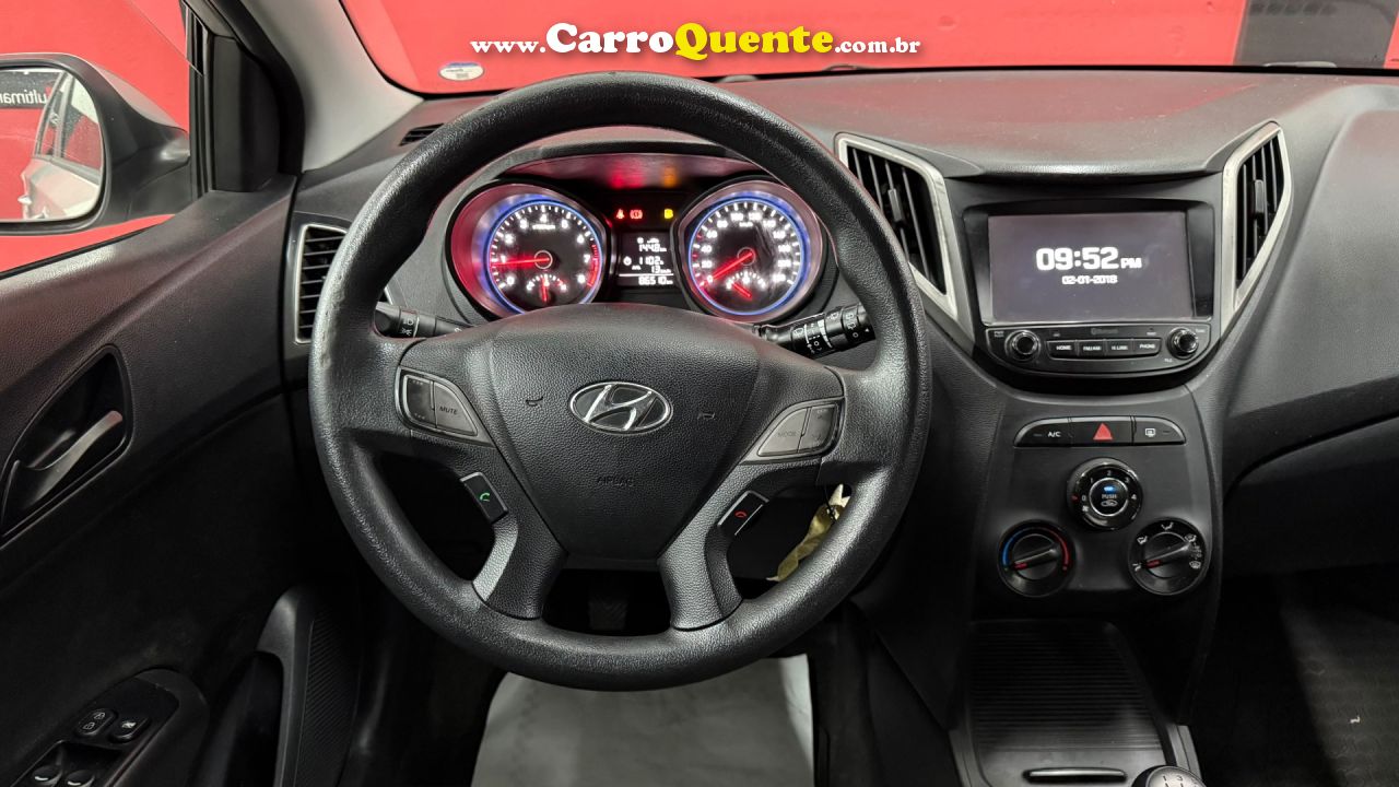 HYUNDAI   HB20 COMF.C.PLUSC.STYLE 1.0 FLEX 12V   PRATA 2019 1.0 FLEX - Loja