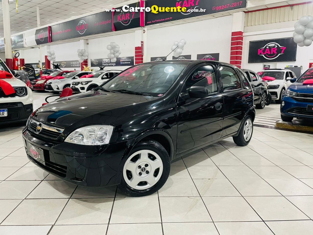 CHEVROLET   CORSA HAT. JOY 1.0 1.0 FLEXPOWER 8V 5P   PRETO 2009 1.0 FLEX - Loja