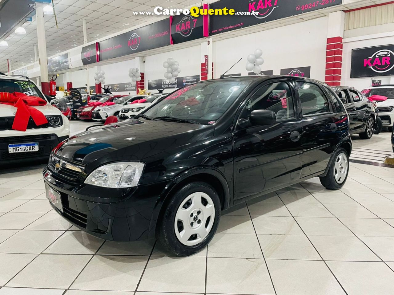 CHEVROLET   CORSA HAT. JOY 1.0 1.0 FLEXPOWER 8V 5P   PRETO 2009 1.0 FLEX - Loja
