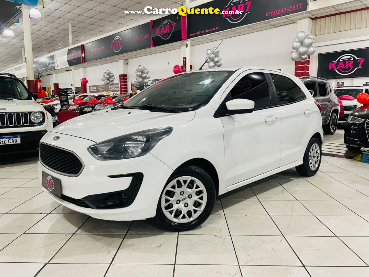 FORD   KA 1.0 SESE PLUS TIVCT FLEX 5P   BRANCO 2020 1.0 FLEX - Loja
