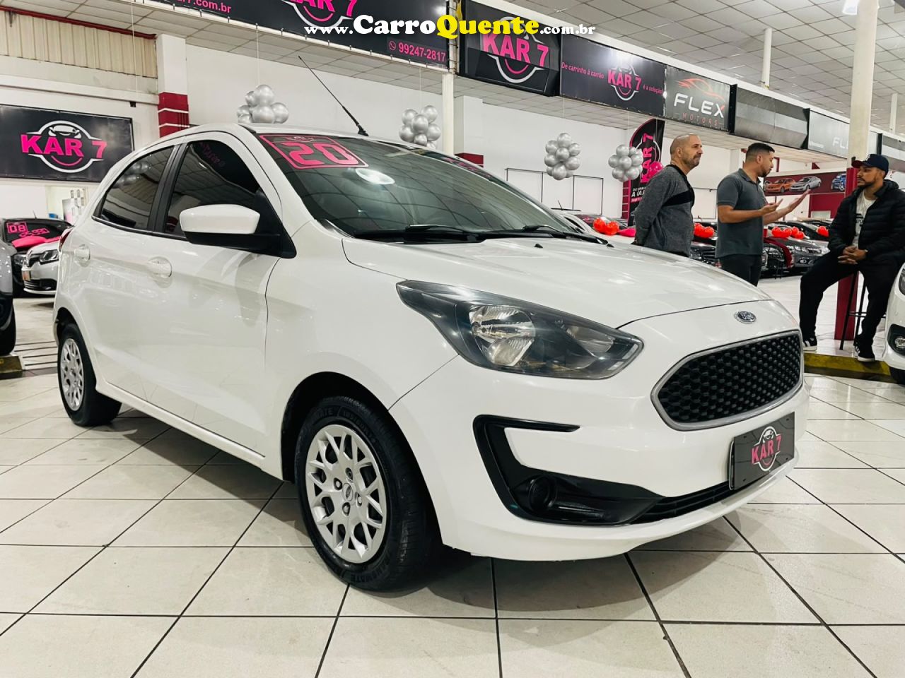 FORD   KA 1.0 SESE PLUS TIVCT FLEX 5P   BRANCO 2020 1.0 FLEX - Loja