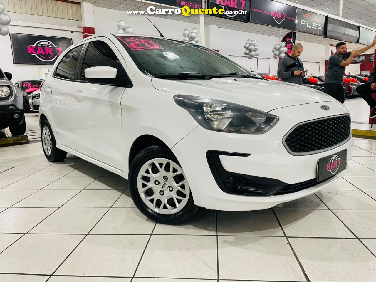 FORD   KA 1.0 SESE PLUS TIVCT FLEX 5P   BRANCO 2020 1.0 FLEX - Loja