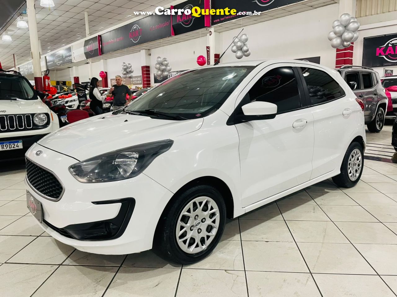FORD   KA 1.0 SESE PLUS TIVCT FLEX 5P   BRANCO 2020 1.0 FLEX - Loja