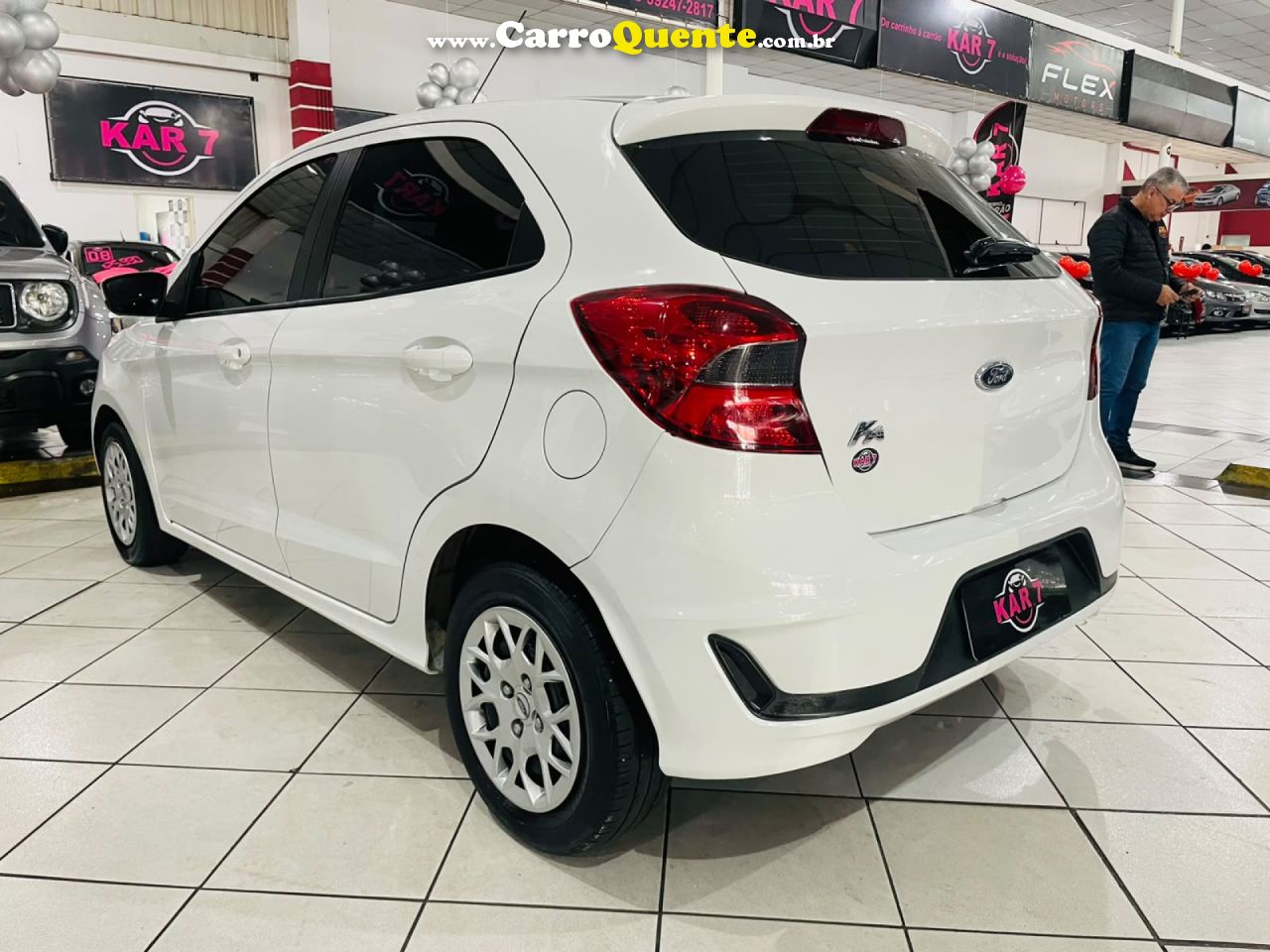 FORD   KA 1.0 SESE PLUS TIVCT FLEX 5P   BRANCO 2020 1.0 FLEX - Loja