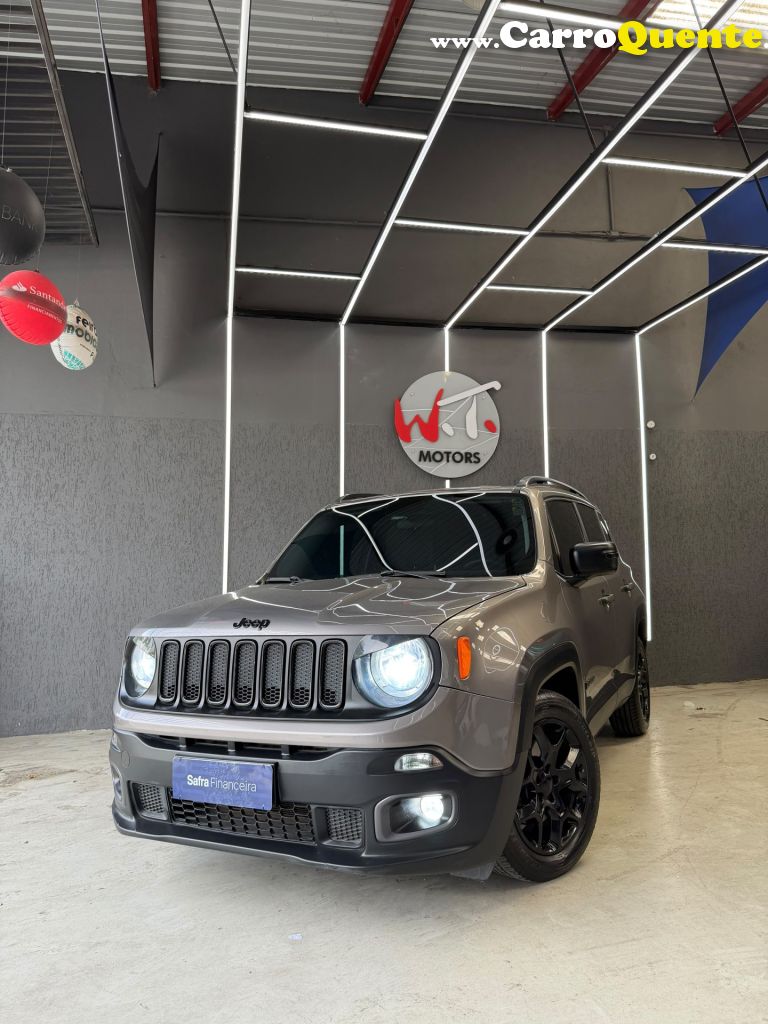 JEEP   RENEGADE SPORT 1.8 4X2 FLEX 16V AUT.   CINZA 2018 1.8 FLEX - Loja