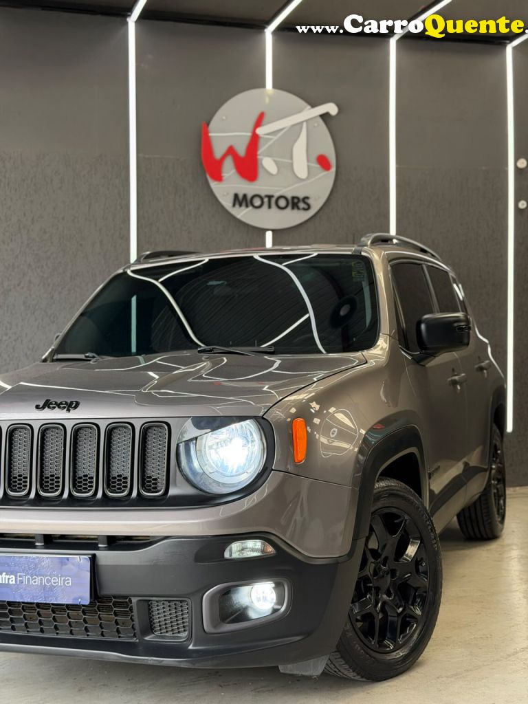 JEEP   RENEGADE SPORT 1.8 4X2 FLEX 16V AUT.   CINZA 2018 1.8 FLEX - Loja