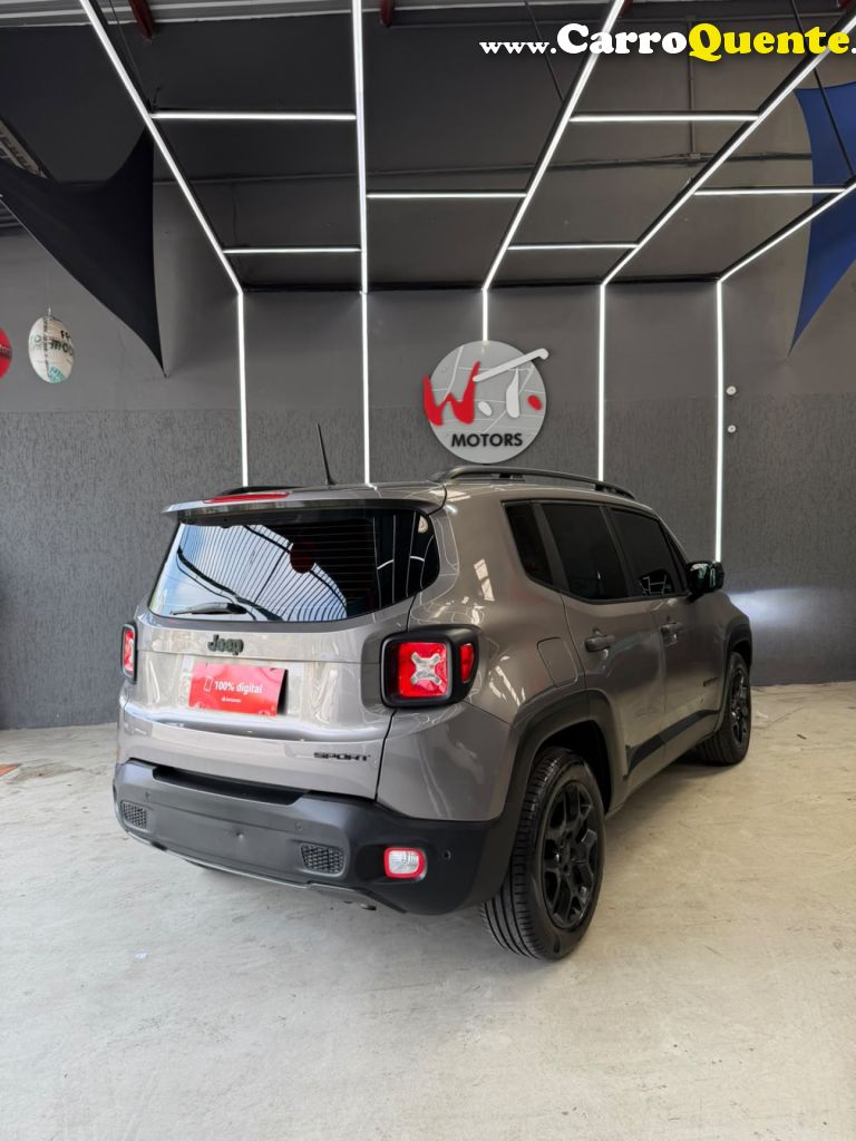 JEEP   RENEGADE SPORT 1.8 4X2 FLEX 16V AUT.   CINZA 2018 1.8 FLEX - Loja