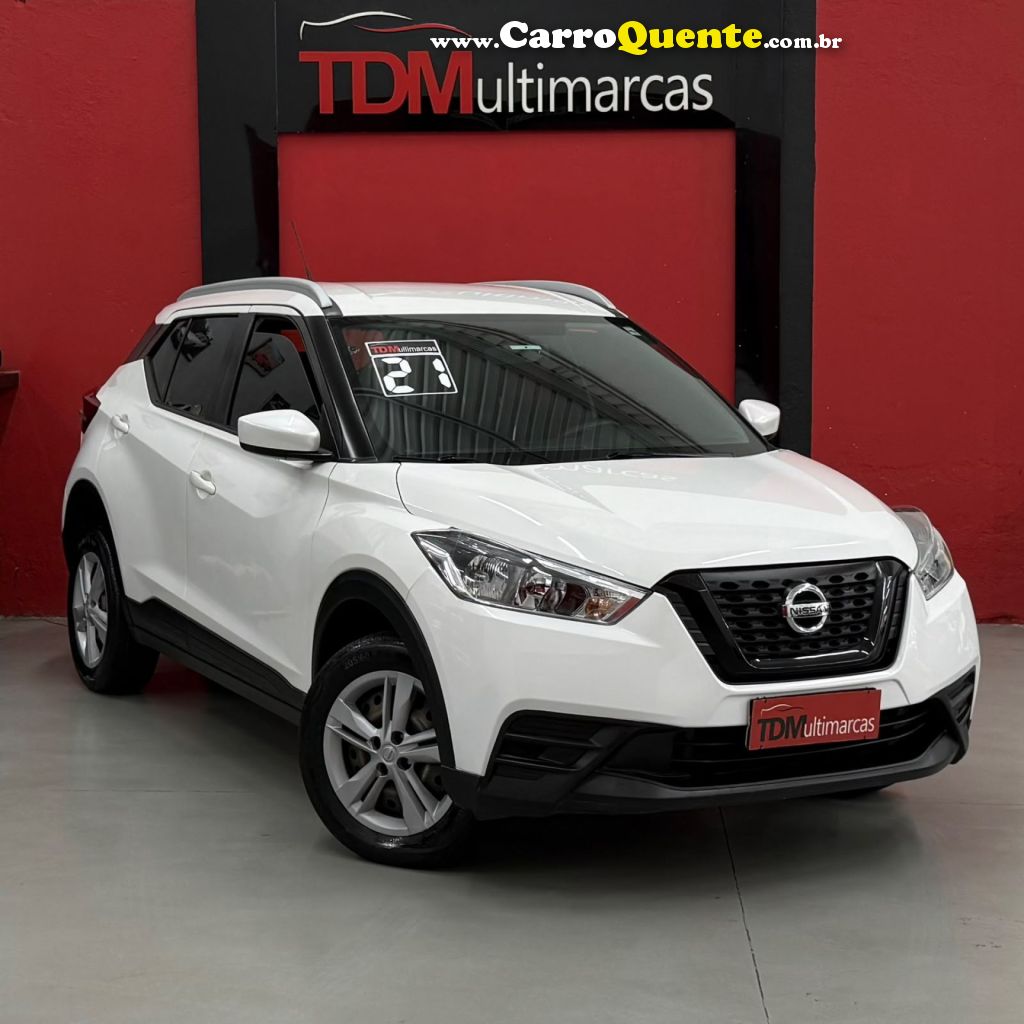 NISSAN   KICKS ACTIVE S 1.6 16V FLEX AUT.   BRANCO 2021 1.6 FLEX - Loja