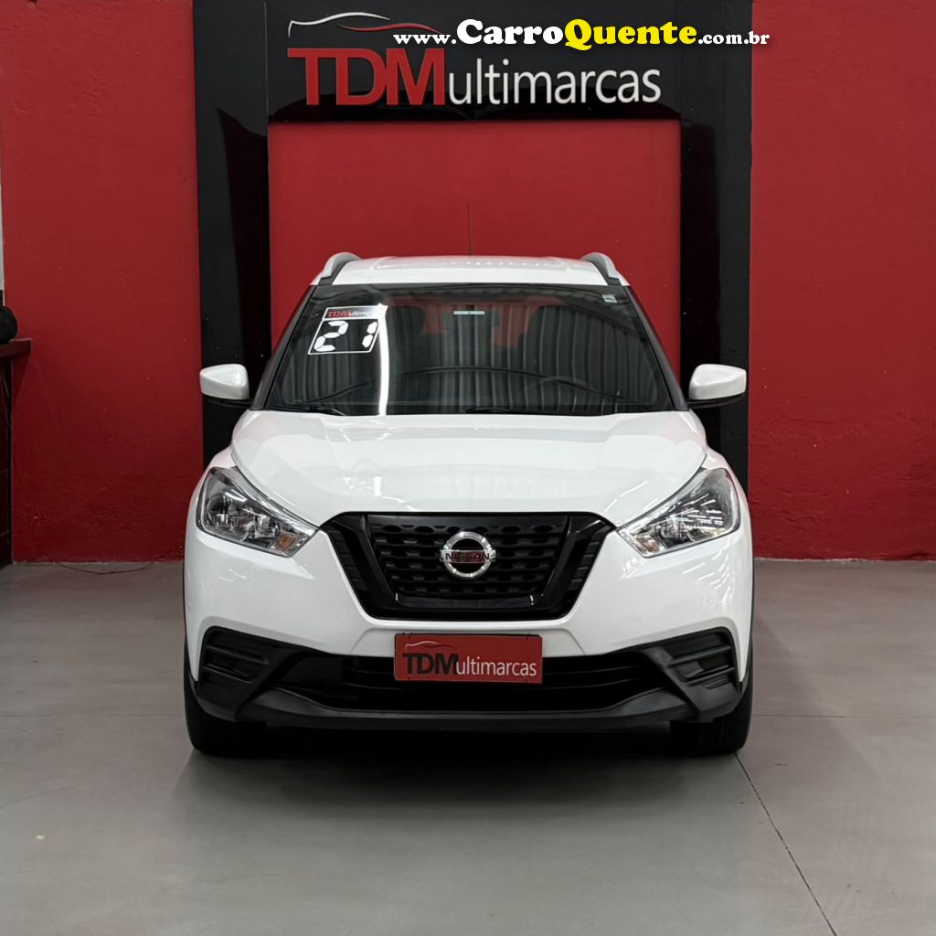 NISSAN   KICKS ACTIVE S 1.6 16V FLEX AUT.   BRANCO 2021 1.6 FLEX - Loja
