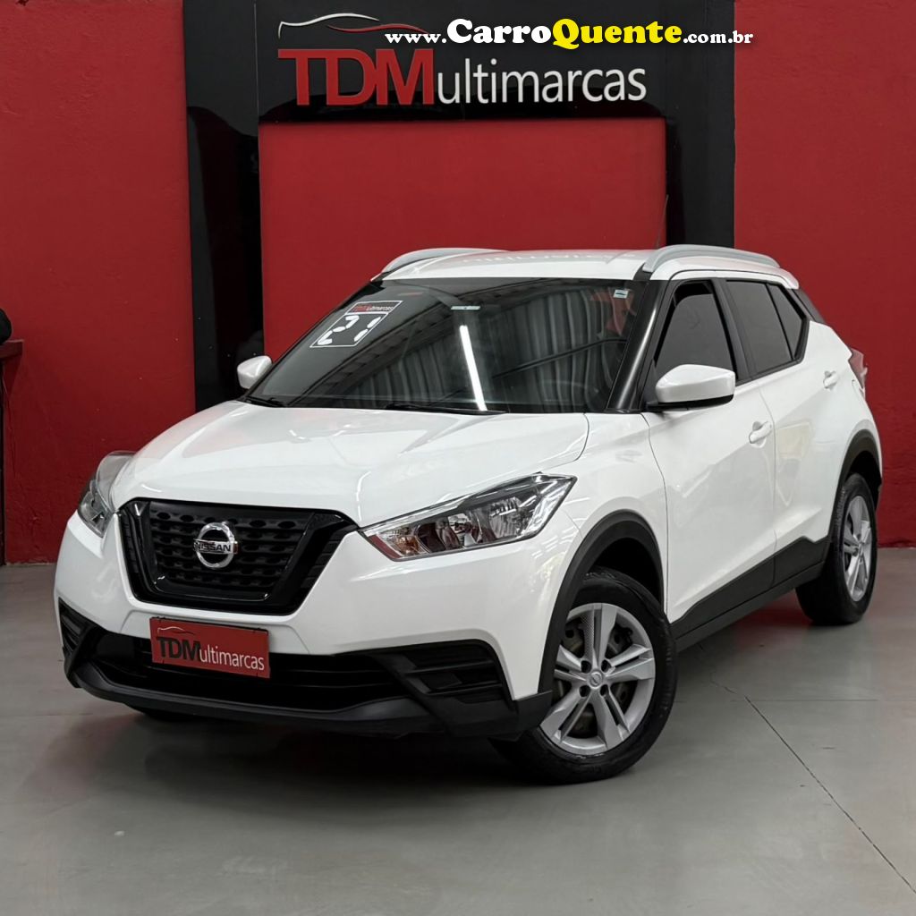 NISSAN   KICKS ACTIVE S 1.6 16V FLEX AUT.   BRANCO 2021 1.6 FLEX - Loja