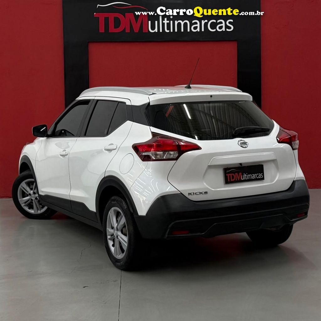 NISSAN   KICKS ACTIVE S 1.6 16V FLEX AUT.   BRANCO 2021 1.6 FLEX - Loja