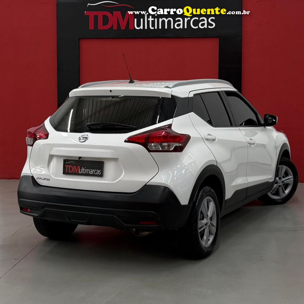 NISSAN   KICKS ACTIVE S 1.6 16V FLEX AUT.   BRANCO 2021 1.6 FLEX - Loja