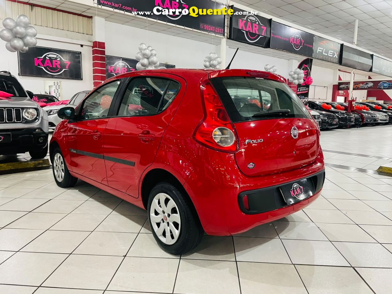 FIAT   PALIO ATTRACTIVE 1.0 EVO FIRE FLEX 8V 5P   VERMELHO 2013 1.0 FLEX - Loja