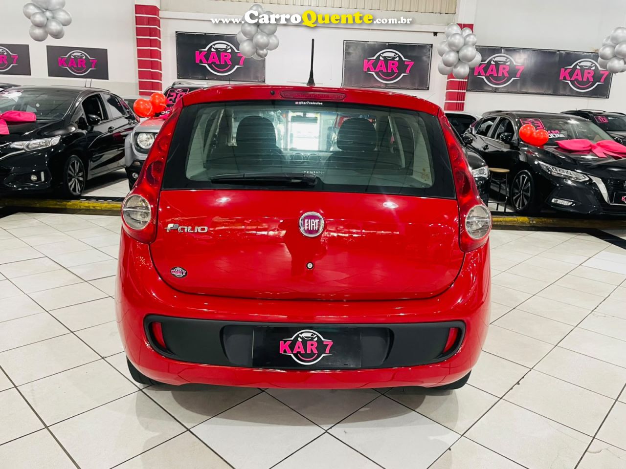 FIAT   PALIO ATTRACTIVE 1.0 EVO FIRE FLEX 8V 5P   VERMELHO 2013 1.0 FLEX - Loja