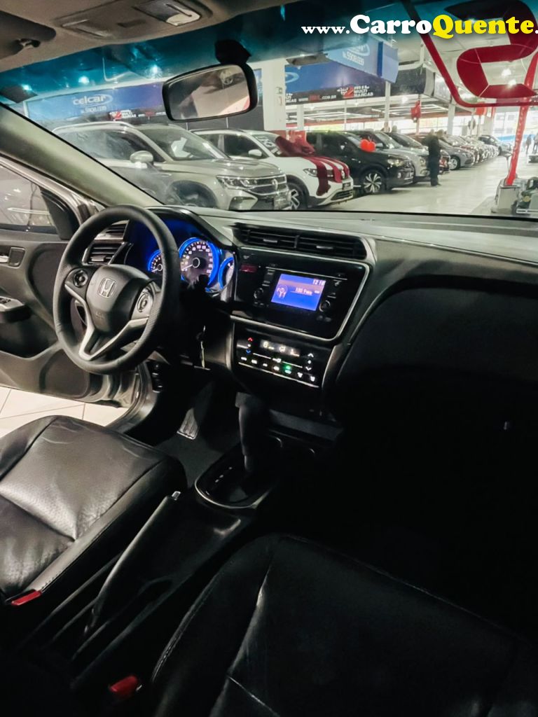 HONDA   CITY SEDAN EX 1.5 FLEX 16V 4P AUT.   CINZA 2015 1.5 FLEX - Loja