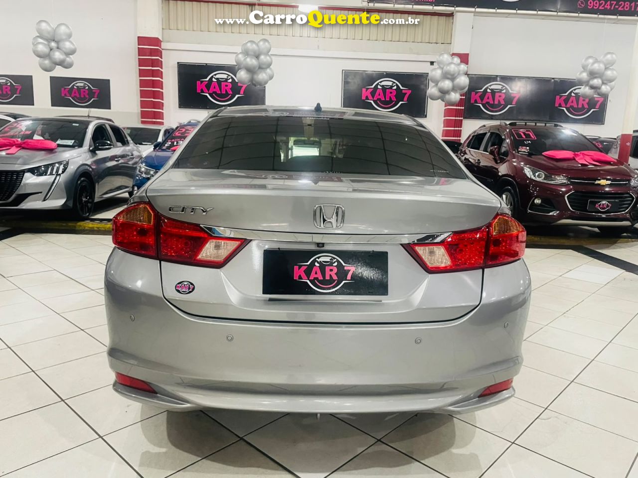 HONDA   CITY SEDAN EX 1.5 FLEX 16V 4P AUT.   CINZA 2015 1.5 FLEX - Loja
