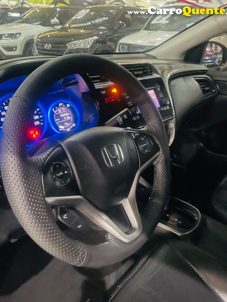 HONDA   CITY SEDAN EX 1.5 FLEX 16V 4P AUT.   CINZA 2015 1.5 FLEX - Loja