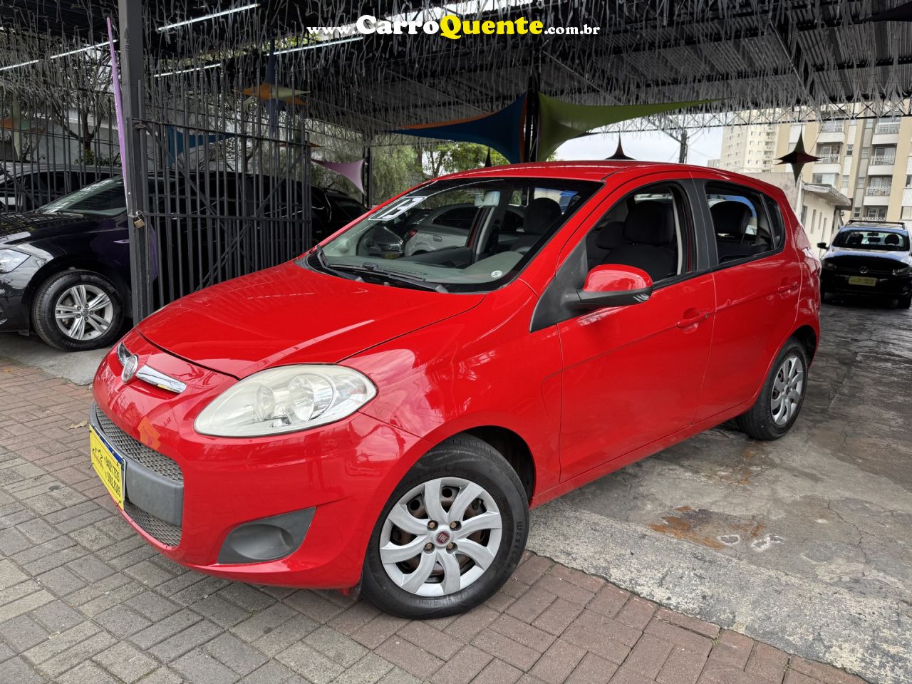 FIAT   PALIO ATTRACTIVE 1.0 EVO FIRE FLEX 8V 5P   VERMELHO 2013 1.0 FLEX - Loja