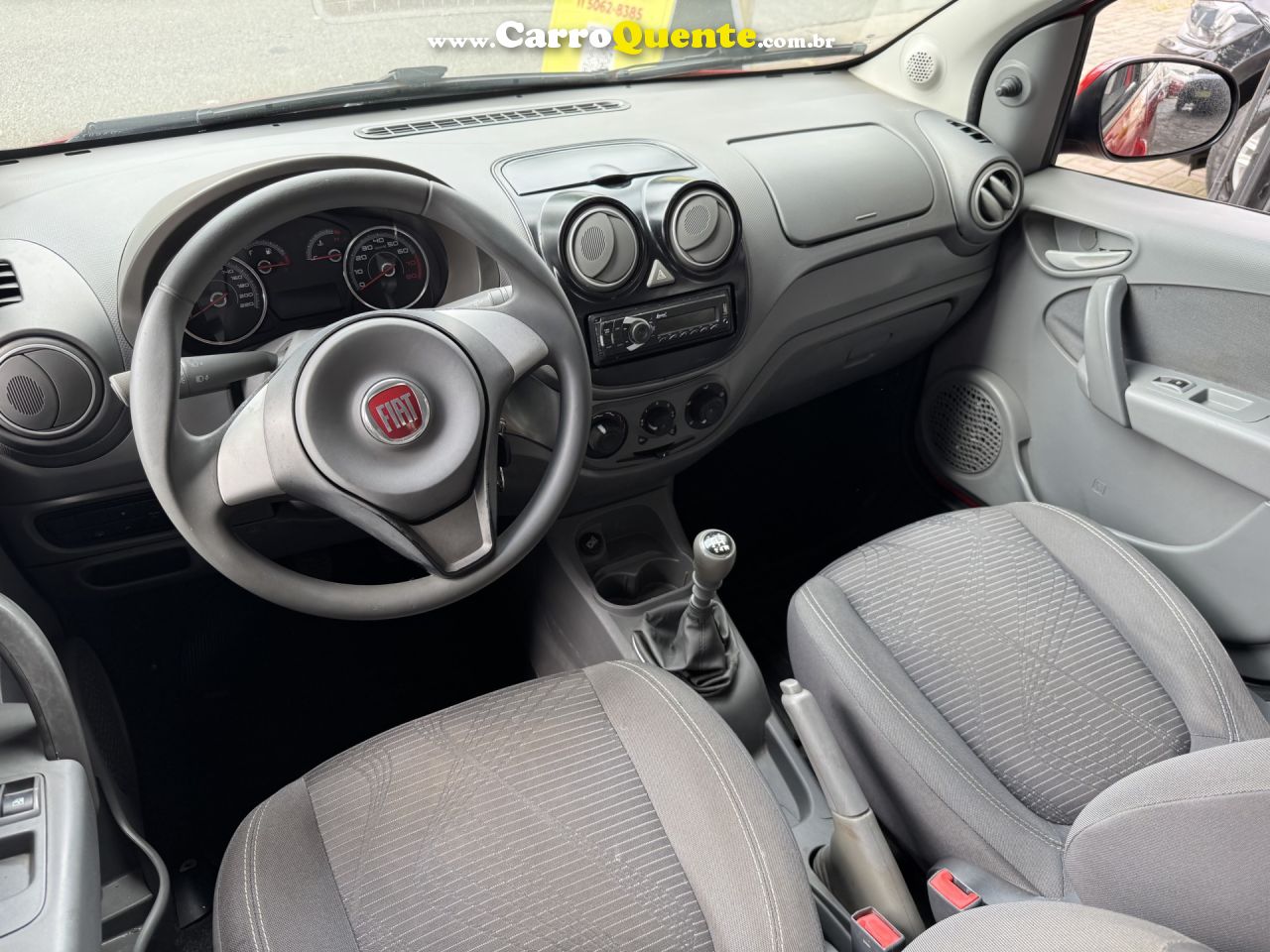 FIAT   PALIO ATTRACTIVE 1.0 EVO FIRE FLEX 8V 5P   VERMELHO 2013 1.0 FLEX - Loja
