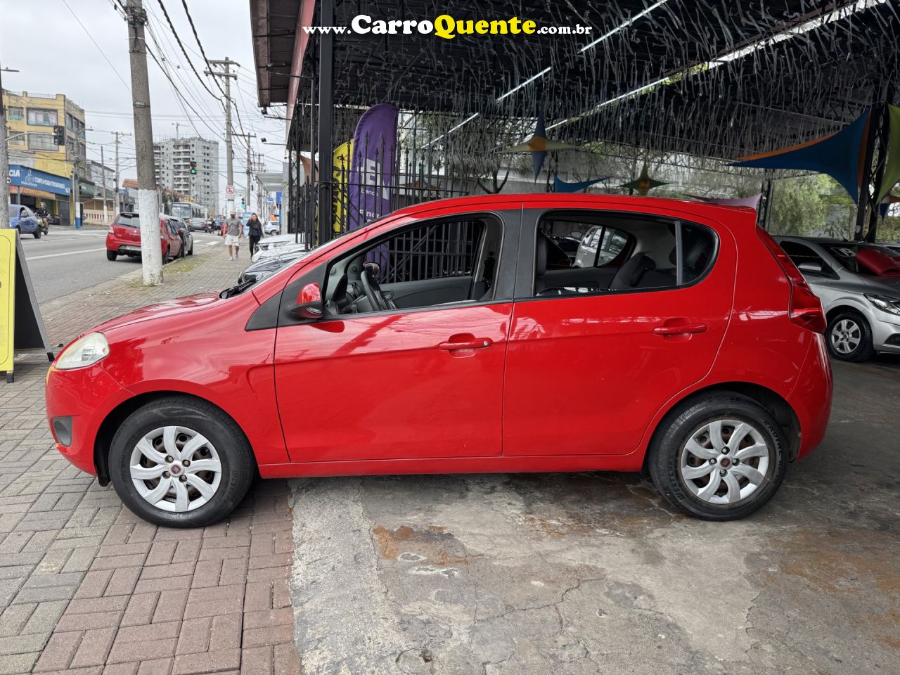 FIAT   PALIO ATTRACTIVE 1.0 EVO FIRE FLEX 8V 5P   VERMELHO 2013 1.0 FLEX - Loja