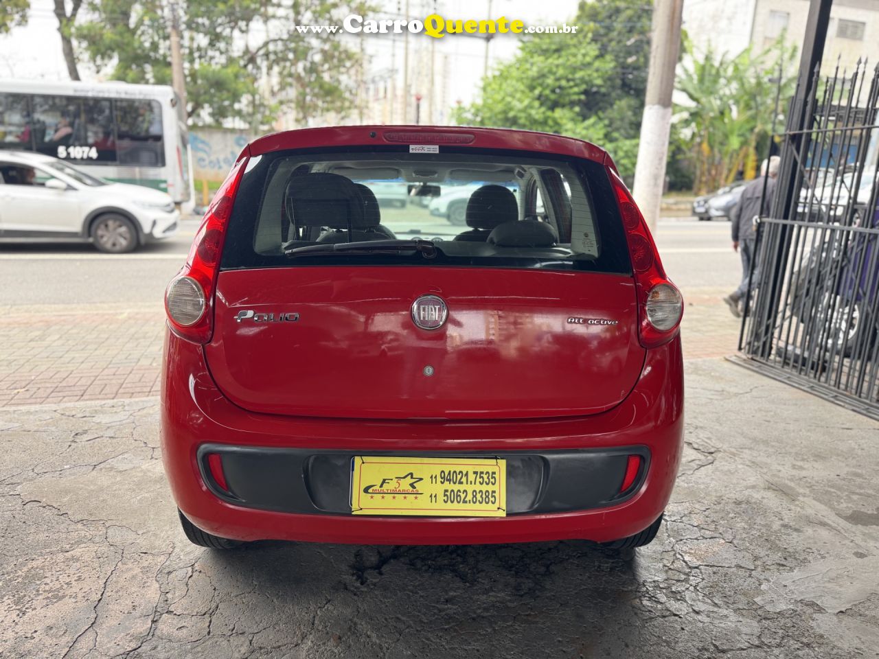 FIAT   PALIO ATTRACTIVE 1.0 EVO FIRE FLEX 8V 5P   VERMELHO 2013 1.0 FLEX - Loja