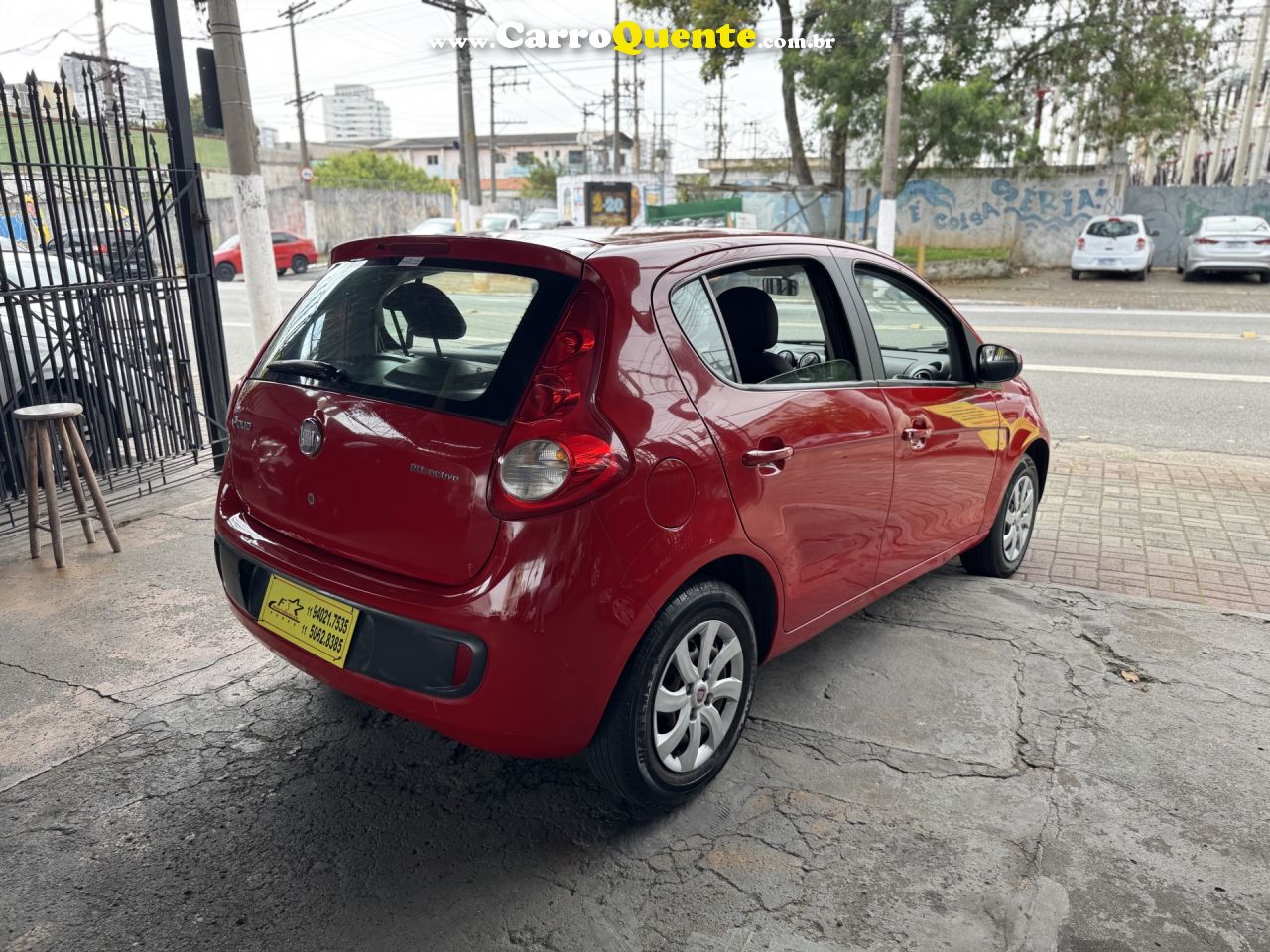 FIAT   PALIO ATTRACTIVE 1.0 EVO FIRE FLEX 8V 5P   VERMELHO 2013 1.0 FLEX - Loja