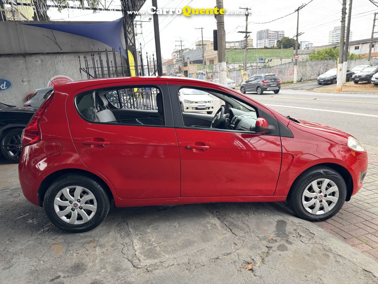 FIAT   PALIO ATTRACTIVE 1.0 EVO FIRE FLEX 8V 5P   VERMELHO 2013 1.0 FLEX - Loja