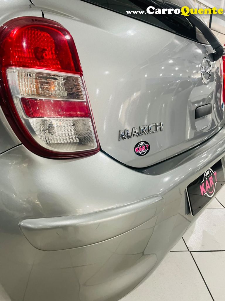 NISSAN   MARCH 1.0 16V FLEX FUEL 5P   CINZA 2013 1.0 FLEX - Loja