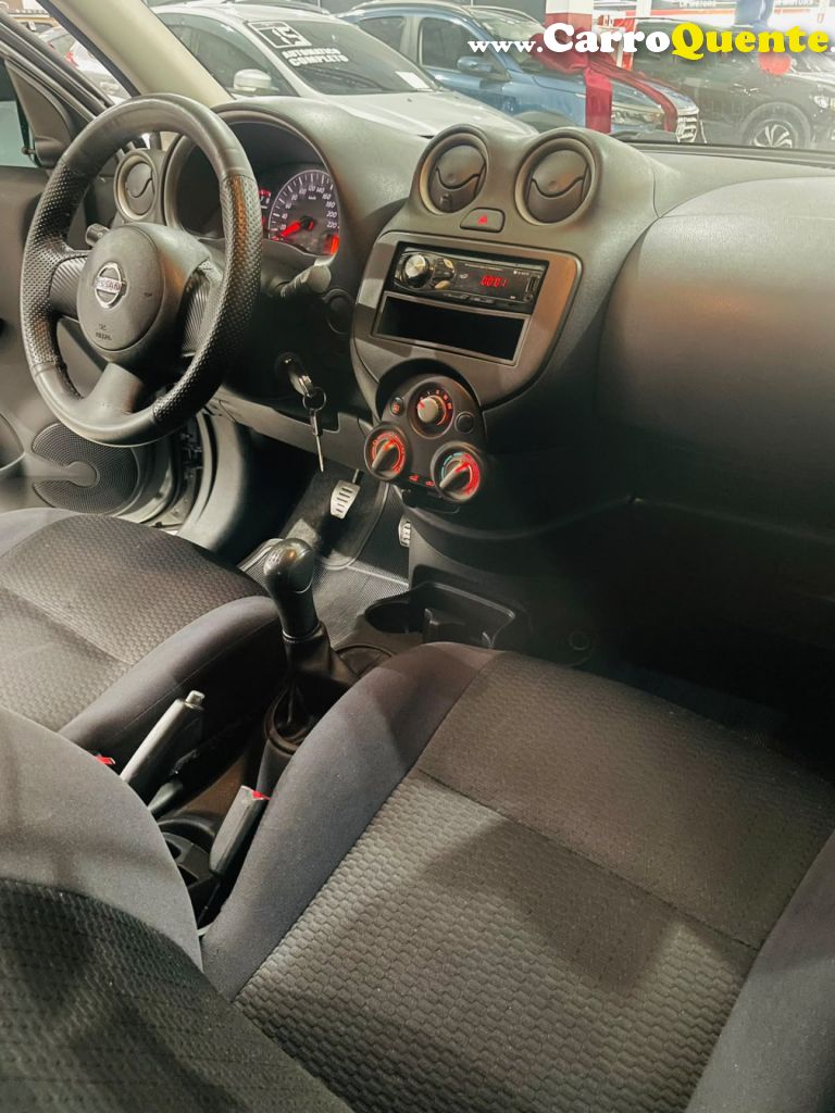 NISSAN   MARCH 1.0 16V FLEX FUEL 5P   CINZA 2013 1.0 FLEX - Loja