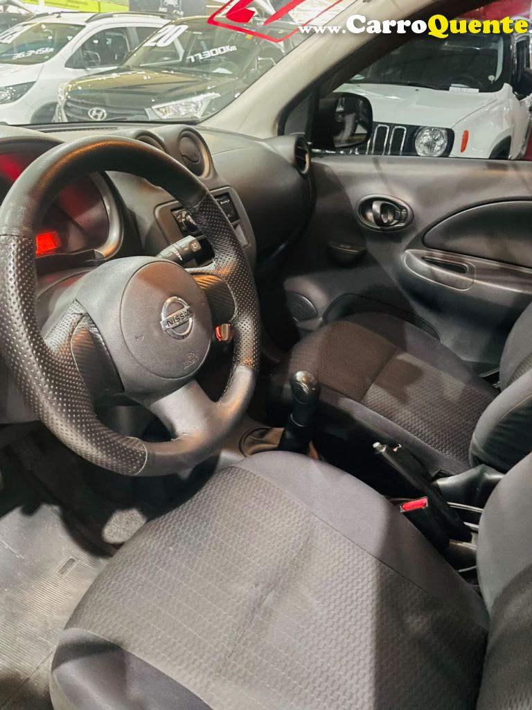 NISSAN   MARCH 1.0 16V FLEX FUEL 5P   CINZA 2013 1.0 FLEX - Loja