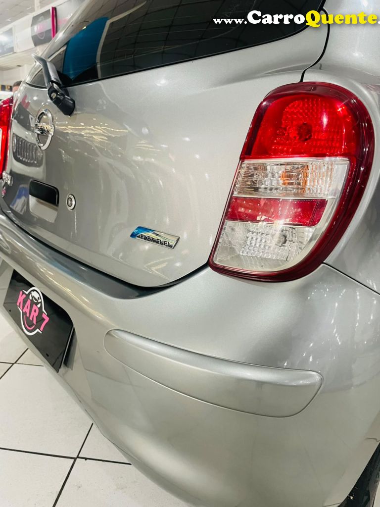 NISSAN   MARCH 1.0 16V FLEX FUEL 5P   CINZA 2013 1.0 FLEX - Loja
