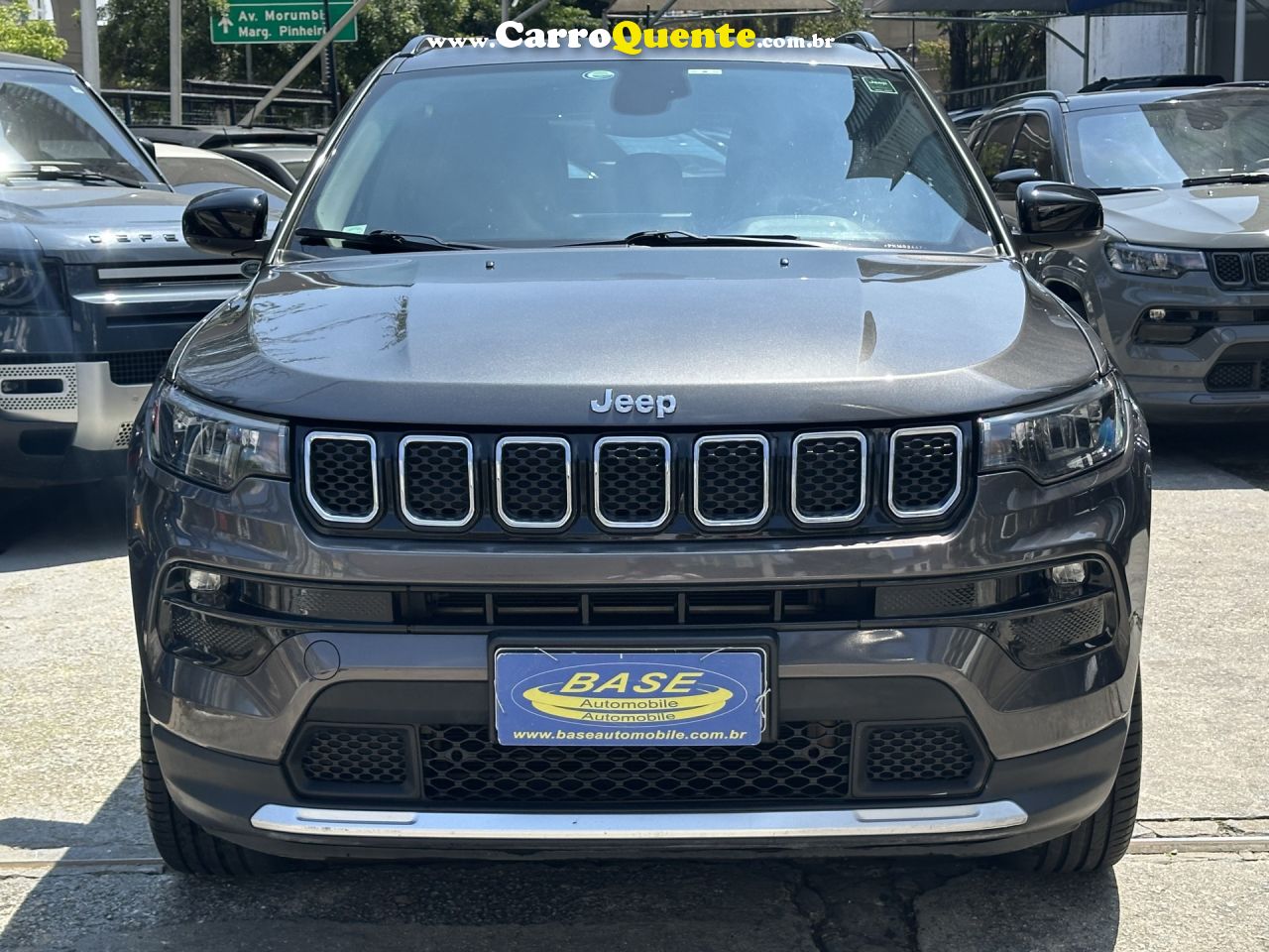 JEEP   COMPASS LONG. T270 1.3 TB 4X2 FLEX AUT.   CINZA 2023 1.3 FLEX - Loja