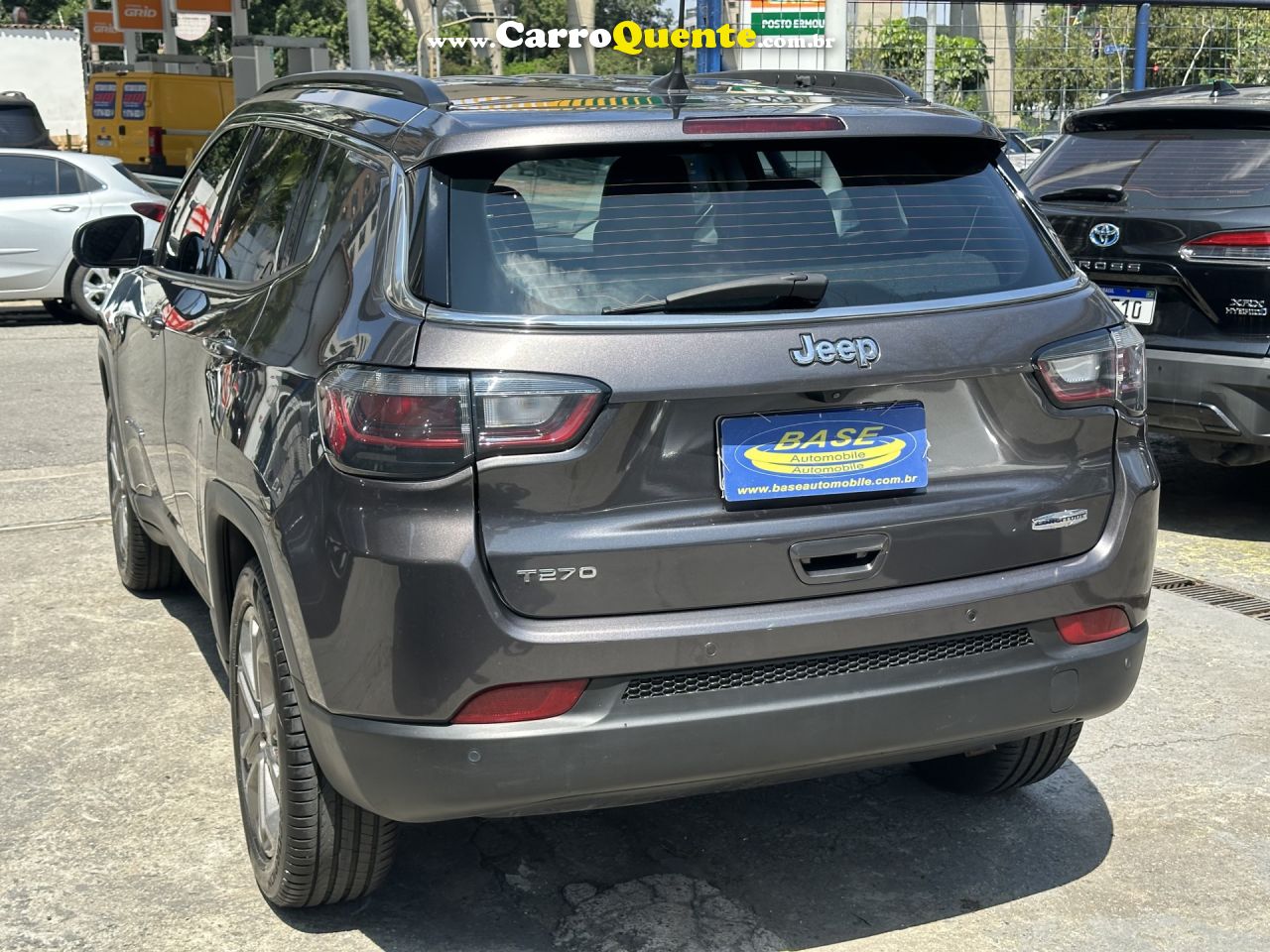 JEEP   COMPASS LONG. T270 1.3 TB 4X2 FLEX AUT.   CINZA 2023 1.3 FLEX - Loja
