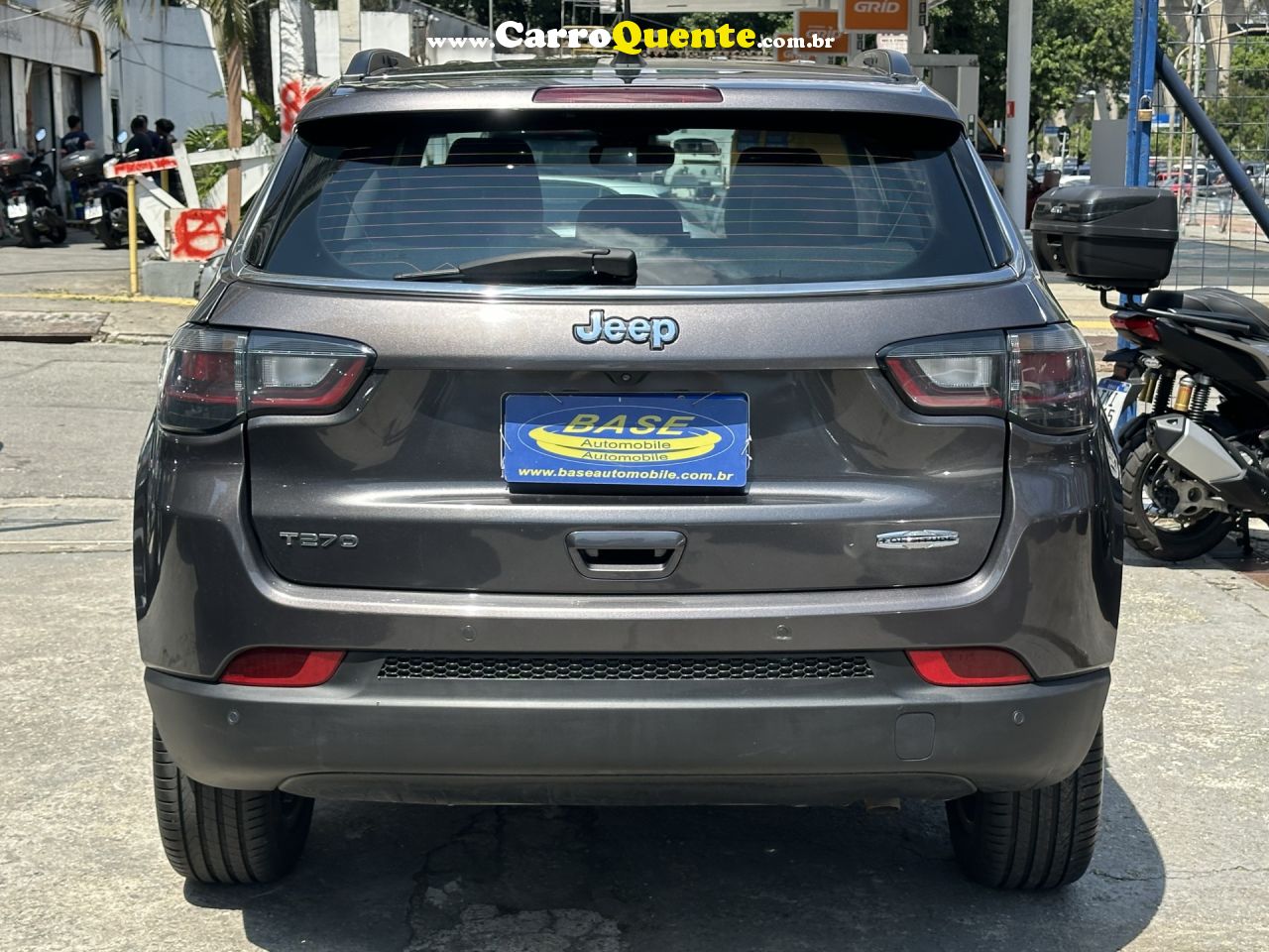 JEEP   COMPASS LONG. T270 1.3 TB 4X2 FLEX AUT.   CINZA 2023 1.3 FLEX - Loja