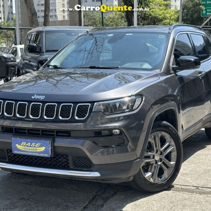 JEEP   COMPASS LONG. T270 1.3 TB 4X2 FLEX AUT.   CINZA 2023 1.3 FLEX