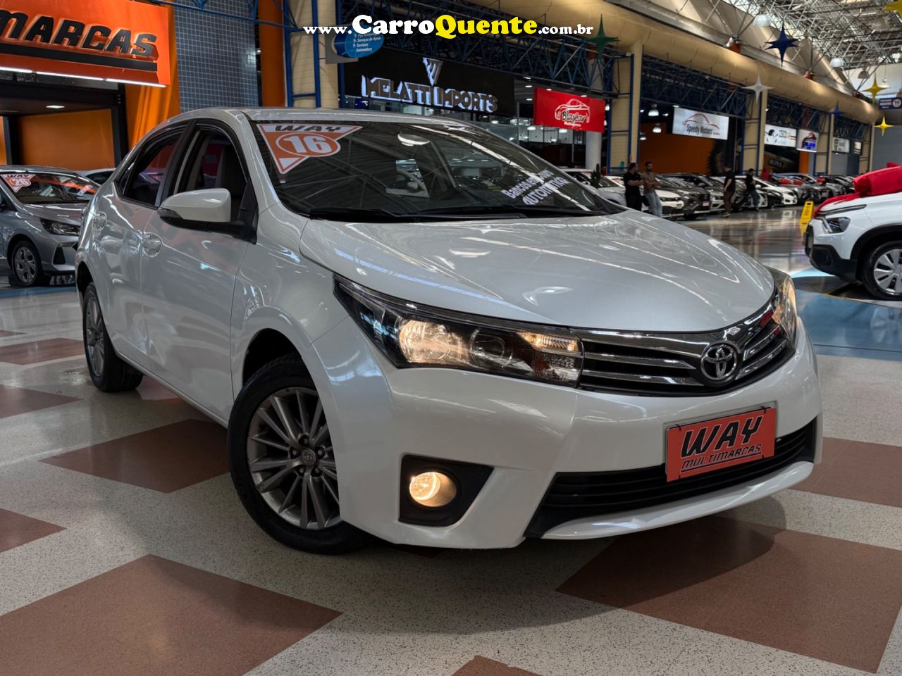 TOYOTA COROLLA 2.0 XEI 16V 2016 - Loja