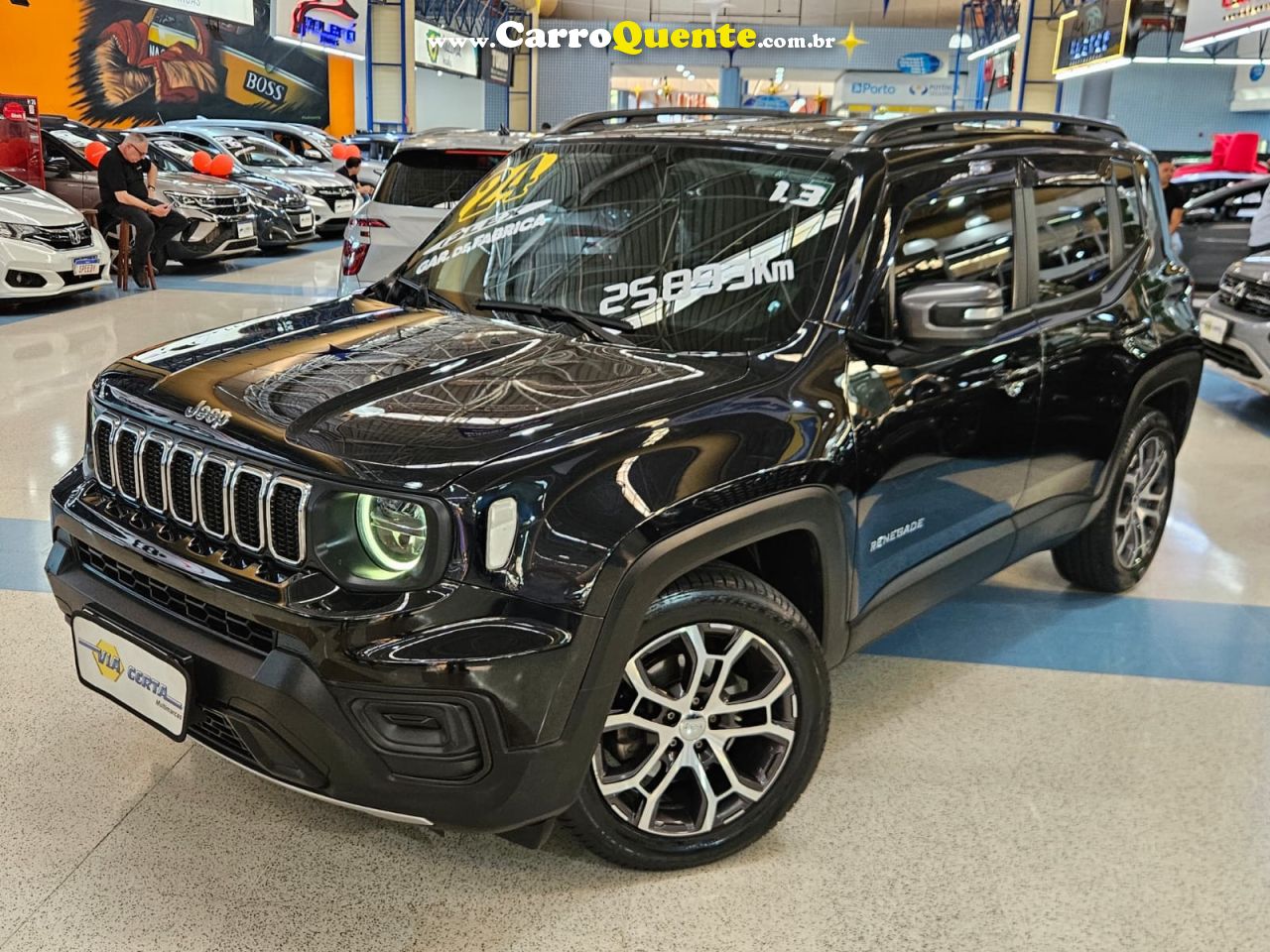 JEEP RENEGADE 1.3 TURBO LONGITUDE * GARANTIA DE FÁBRICA * 2024 - Loja