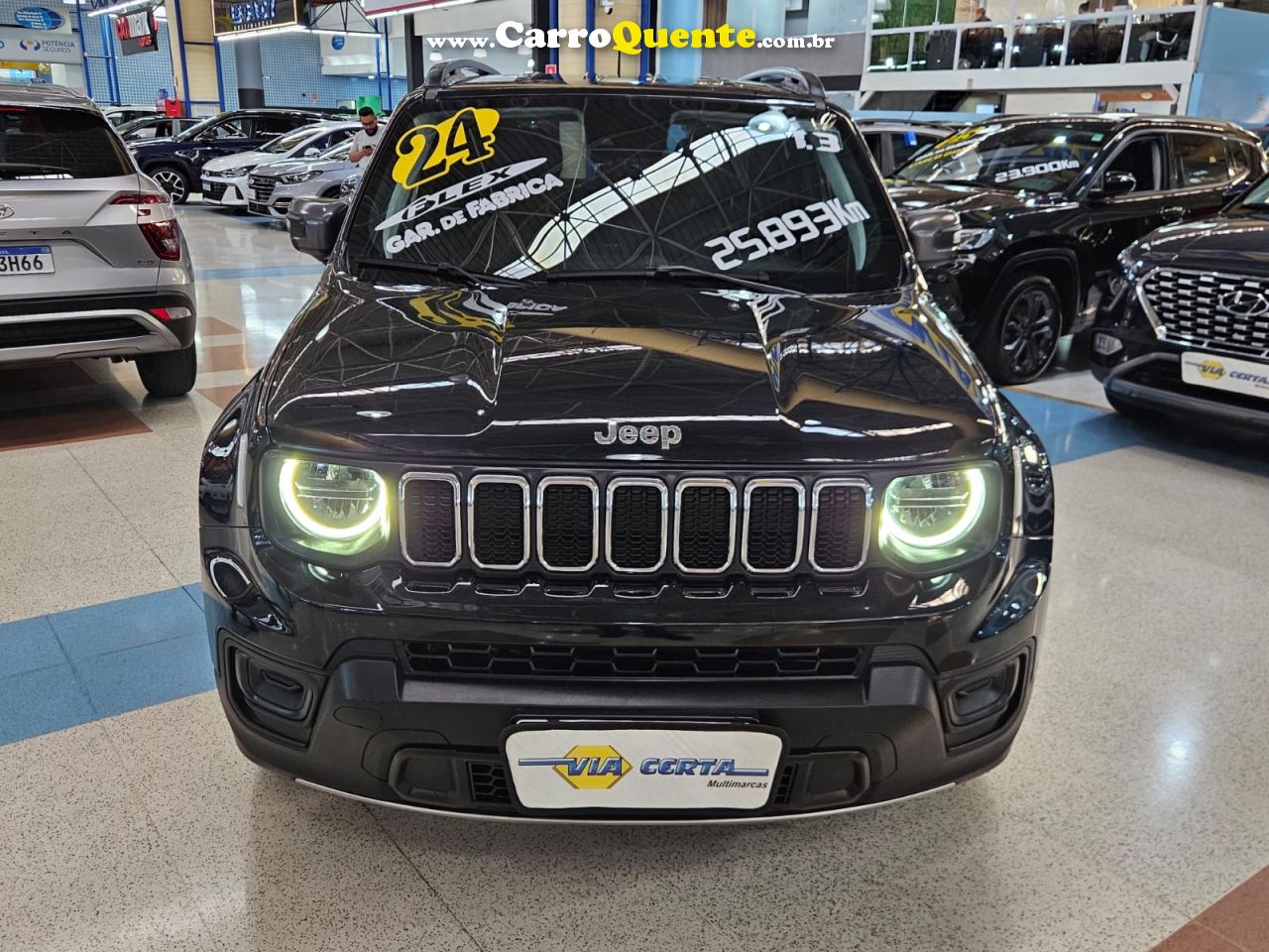 JEEP RENEGADE 1.3 TURBO LONGITUDE * GARANTIA DE FÁBRICA * 2024 - Loja
