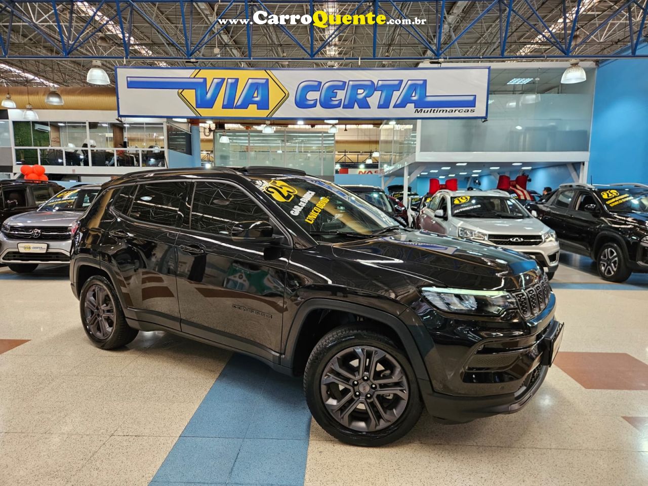JEEP COMPASS 1.3 TURBO LONGITUDE NIGHT EAGLE *23.000 Km Apenas 2025 - Loja